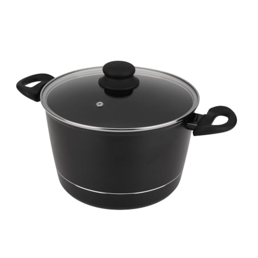 GARNEK ROYAL 24cm GALICJA tradycyjny czarny do gotowania zupa 5,6 L wysoki