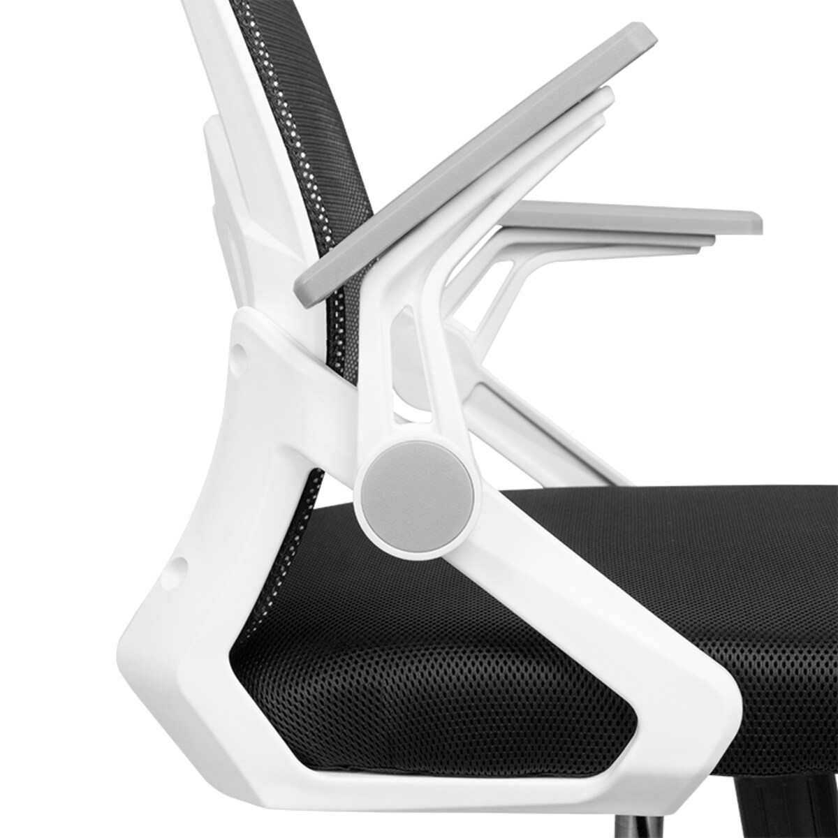 Krzesło biurowe fotel obrotowy regulowany ergonomiczny biały