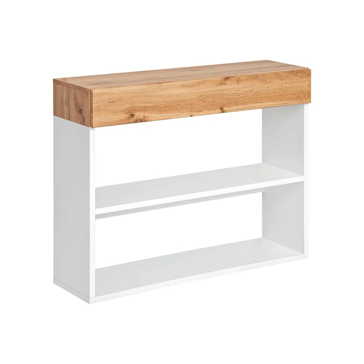 Szafka na buty wisząca EASY 2 biała/dąb wotan