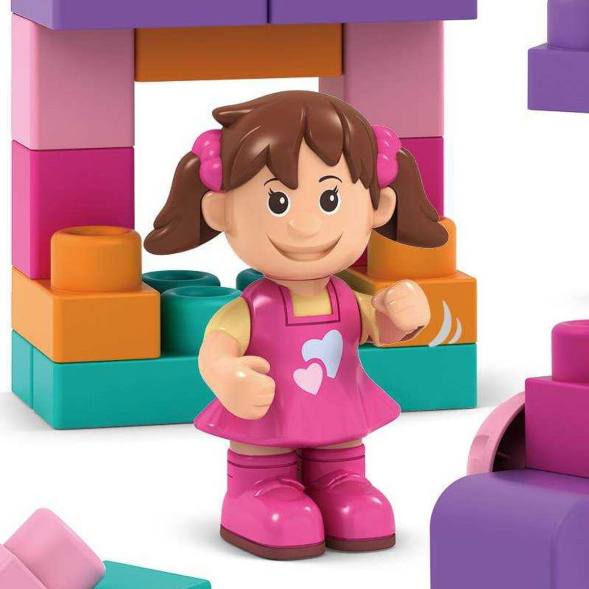 SOFT blocks + laleczki - miękkie klocki konstrukcyjne 62 elementy