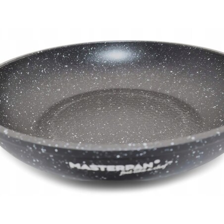 Patelnia Granitowa 30 Cm Plaster Miodu Indukcja Gaz 3.0L Wysoka 5.8 Cm