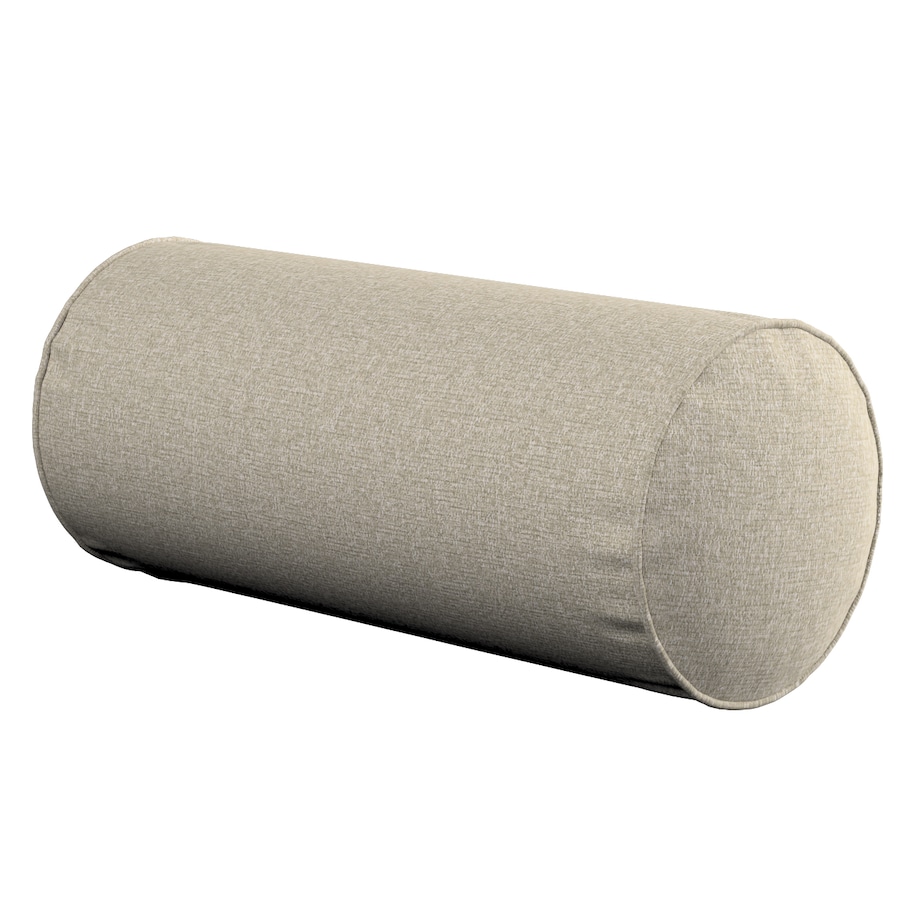 Poduszka wałek prosty, szaro-beżowy, Ø16 x 40 cm, Amsterdam