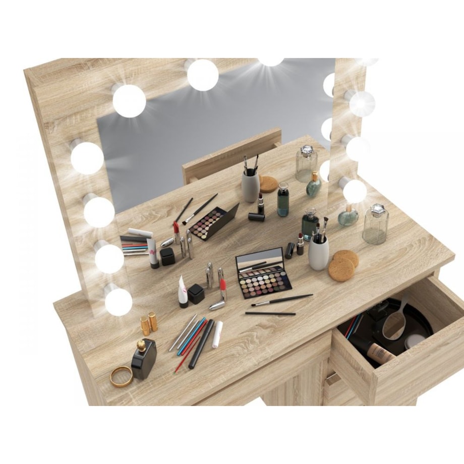 Toaletka ALEKSANDRA 4 dąb sonoma