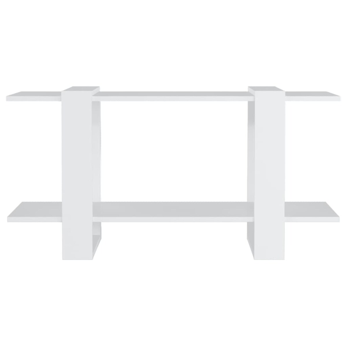 vidaXL Regał na książki, biały, 100x30x51 cm, materiał drewnopochodny