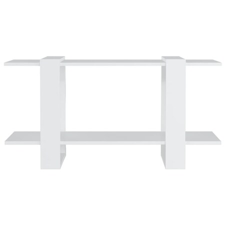 vidaXL Regał na książki, biały, 100x30x51 cm, materiał drewnopochodny