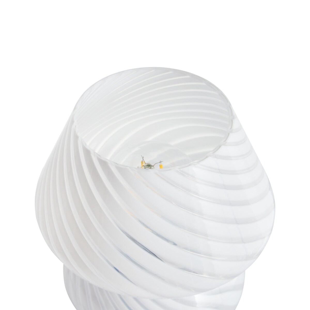 Lampa stołowa LOBO Szkło Biały