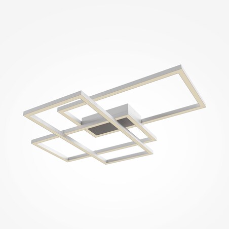 Plafon geometryczny Rida MOD015CL-L80W Maytoni LED 80W 3000K prostokąty biały