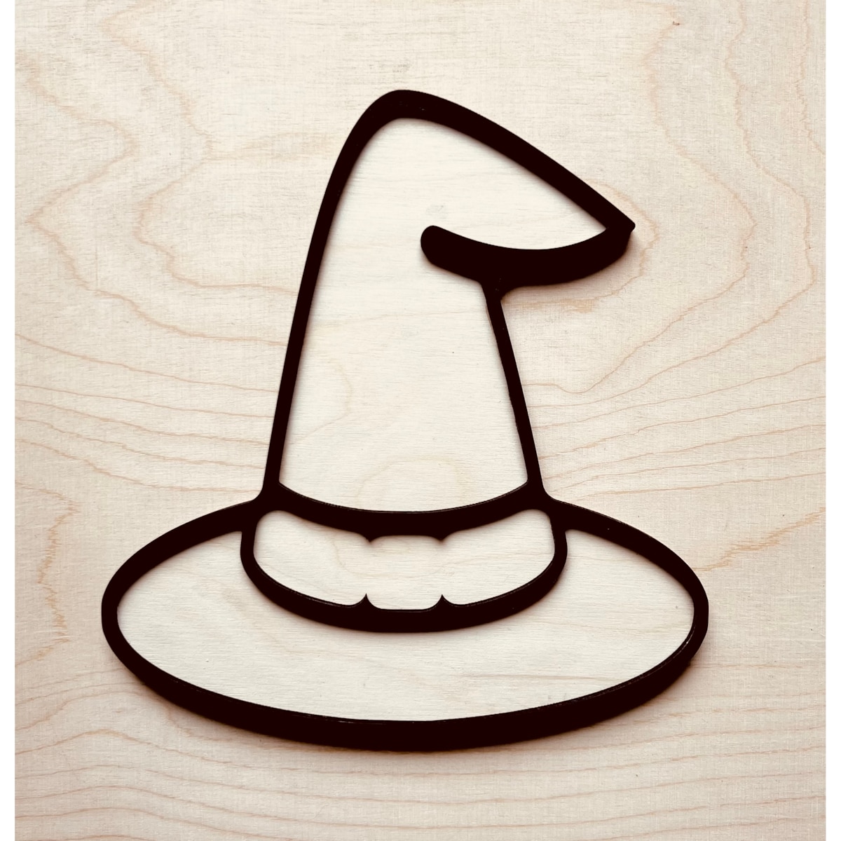 Sensoryczna wysypywanka drewniana KAPELUSZ CZAROWNICY Halloween Święto Dyni