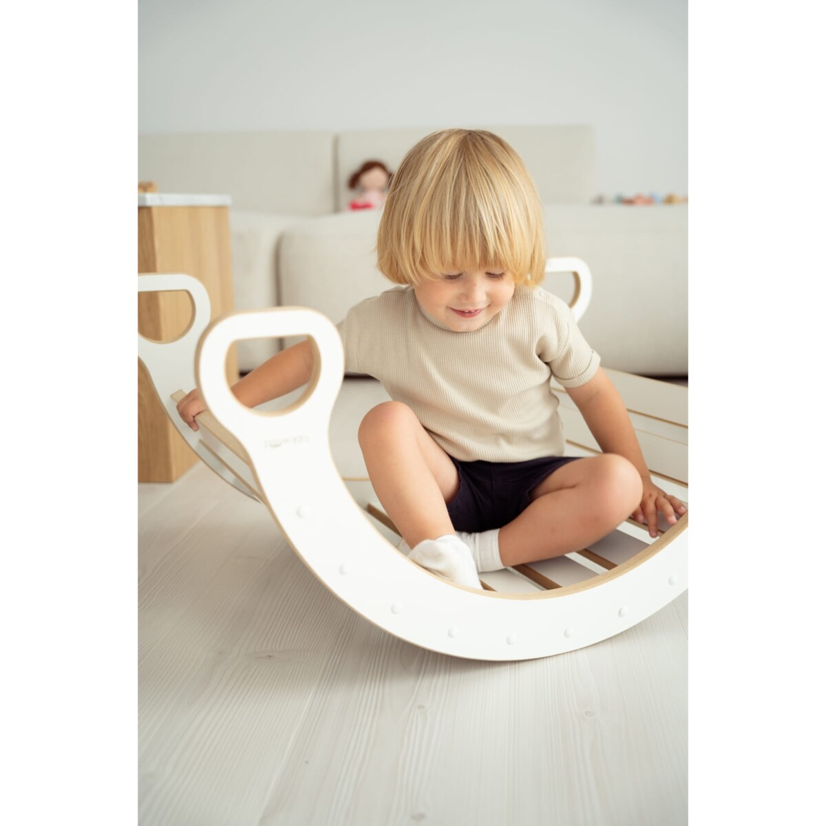 MAŁY bujak montessori + MAŁA zjeżdżalnia DRABINKA