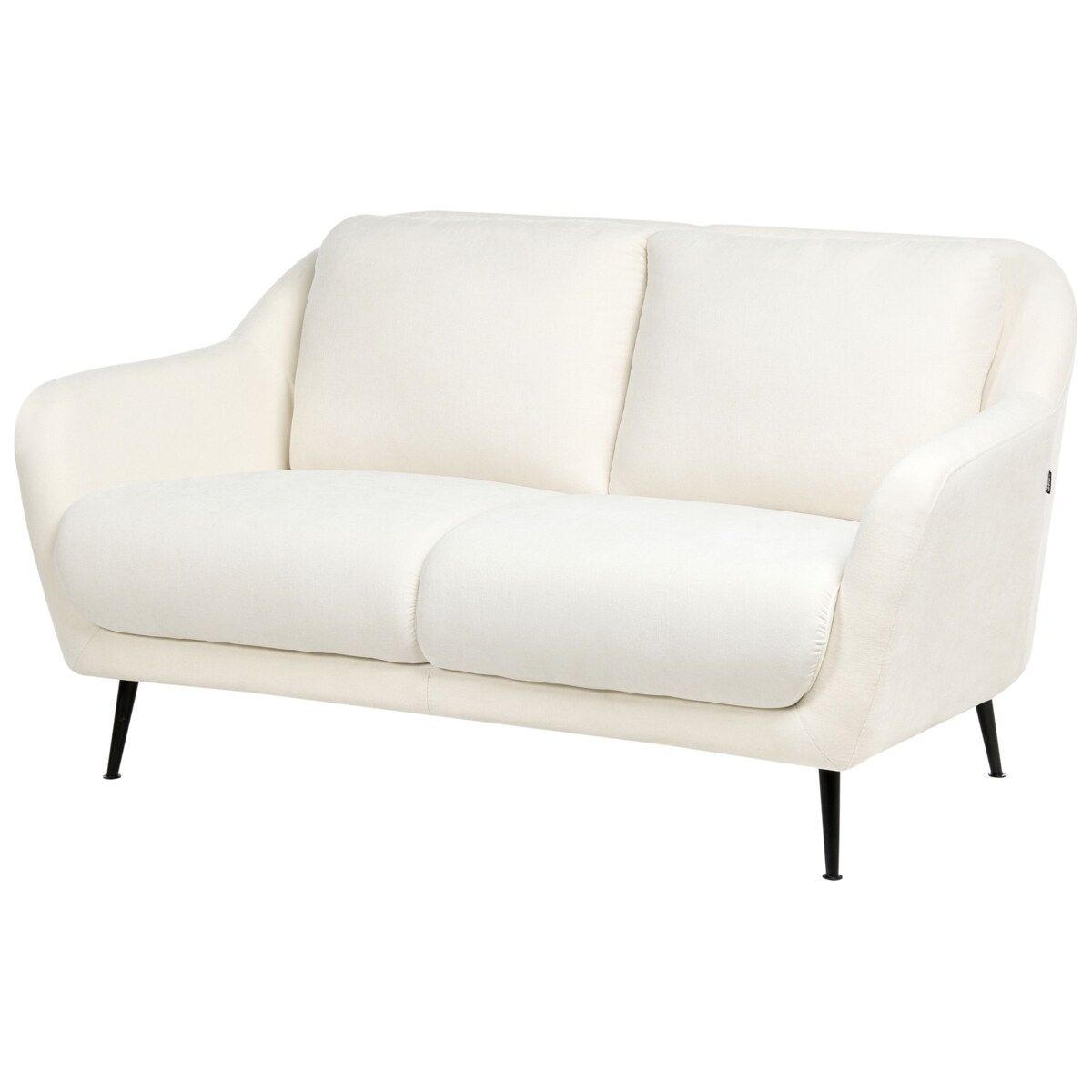 Sofa dla 2 osób EIBY Szenil Biały