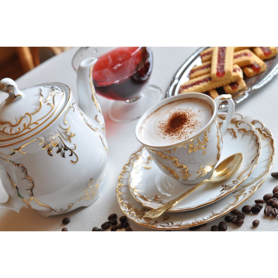 Garnitur do kawy dla 6 osób 18 el. Rococo Anna 7830