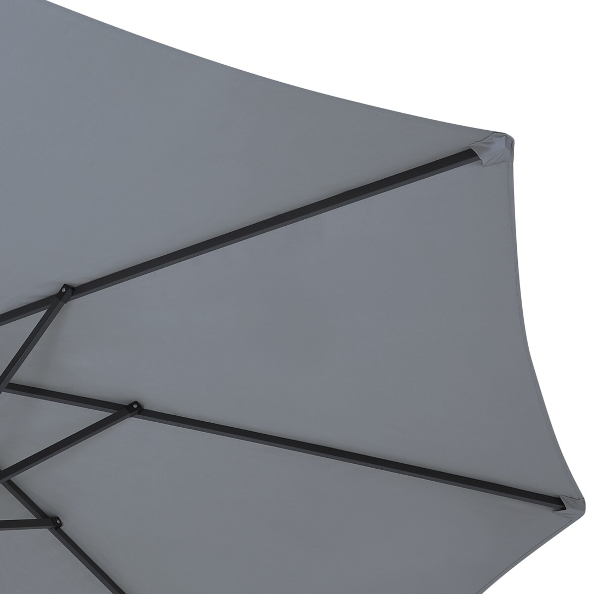 Parasol ogrodowy 460 cm SIBILLA Szary