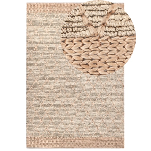 Dywan TELLIKAYA 200 x 300 cm Juta Beżowy