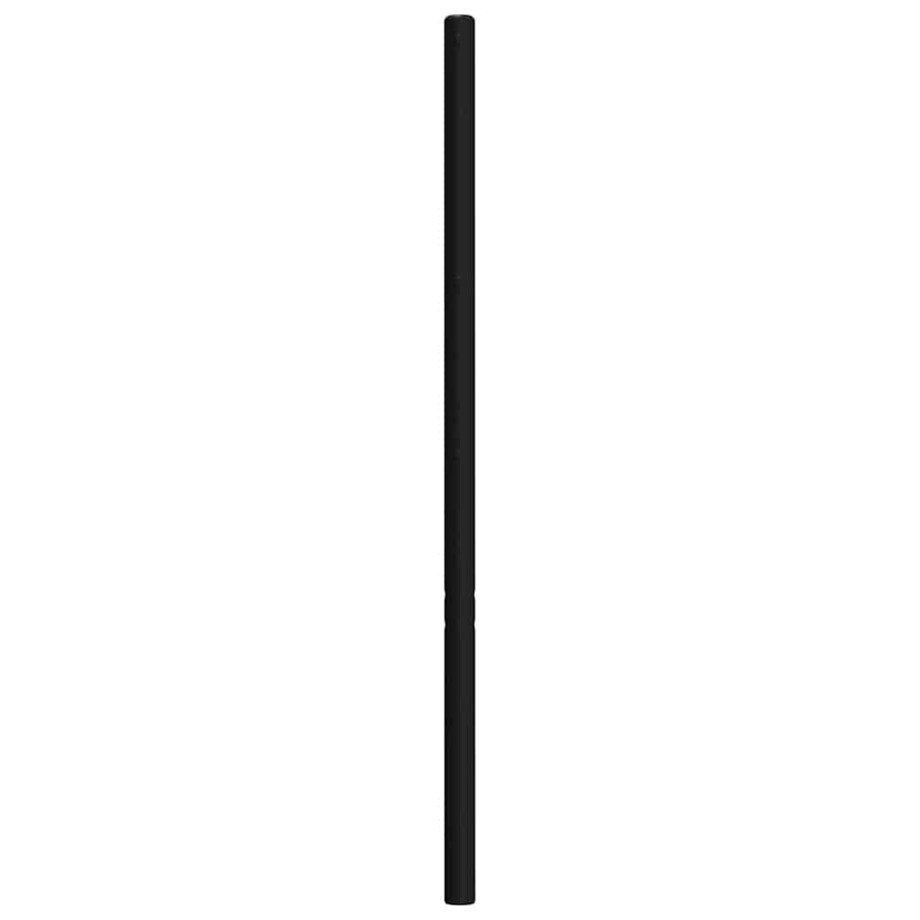 vidaXL Metalowe wymienne wezgłowie, czarne, 100 cm
