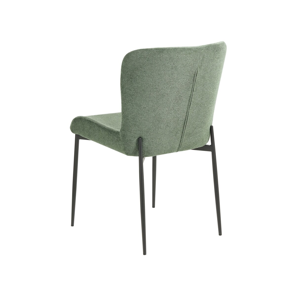 Zestaw 2 krzeseł do jadalni zielony ADA