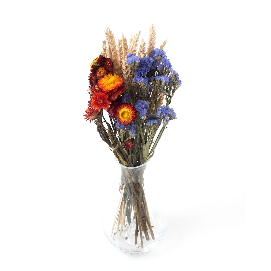 Zestaw suszonych kwiatów Mare roz. S - zatrwian, celozja, pszenica