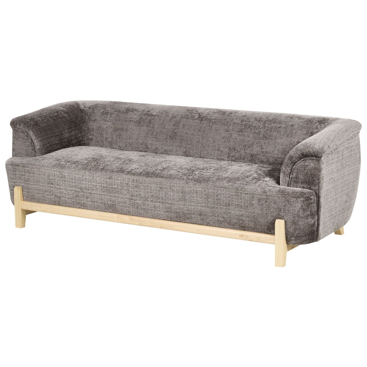 Sofa dla 3 osób ALNOR Szenil Brązowy