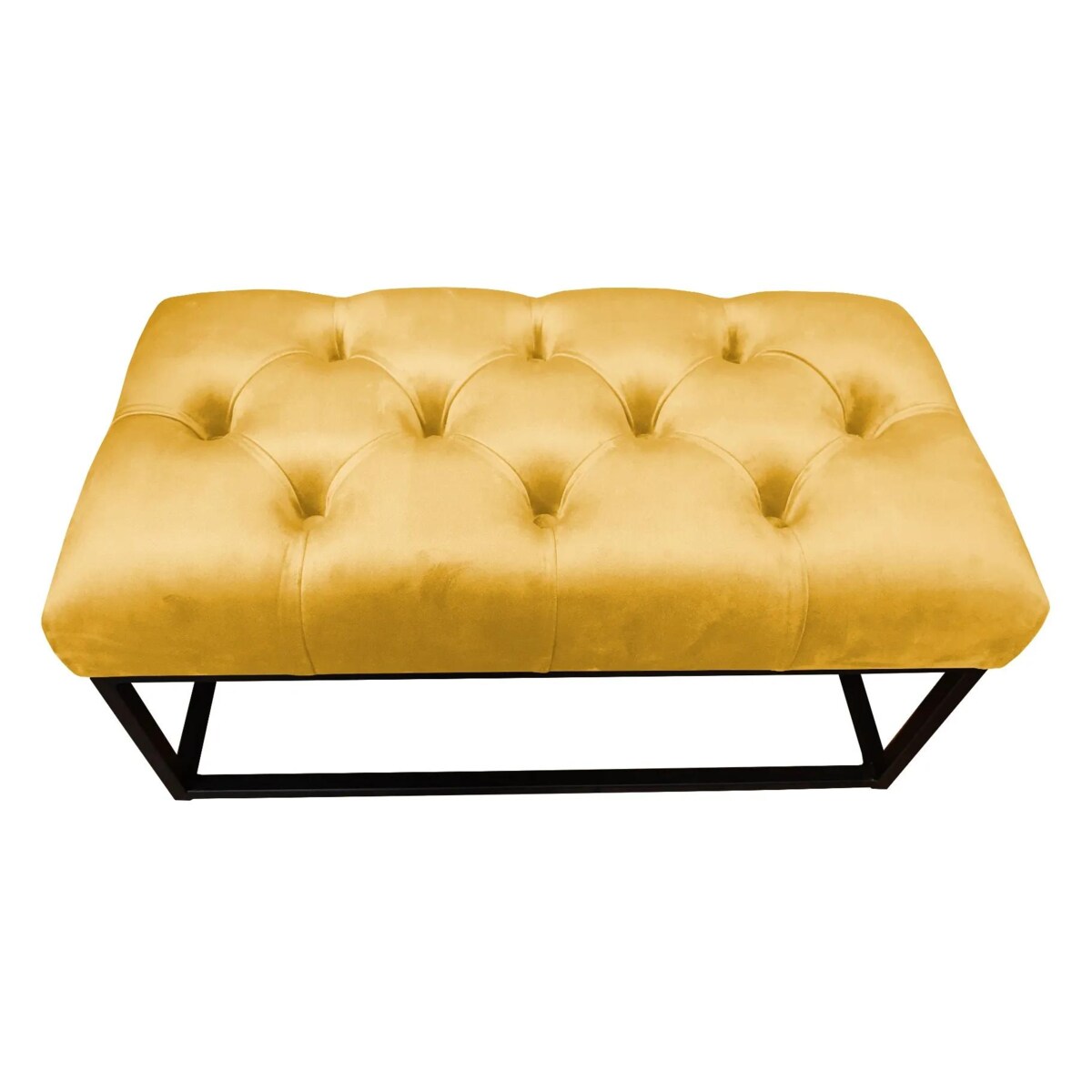 Ławka CHARLIE MG VELVET musztardowa/curry