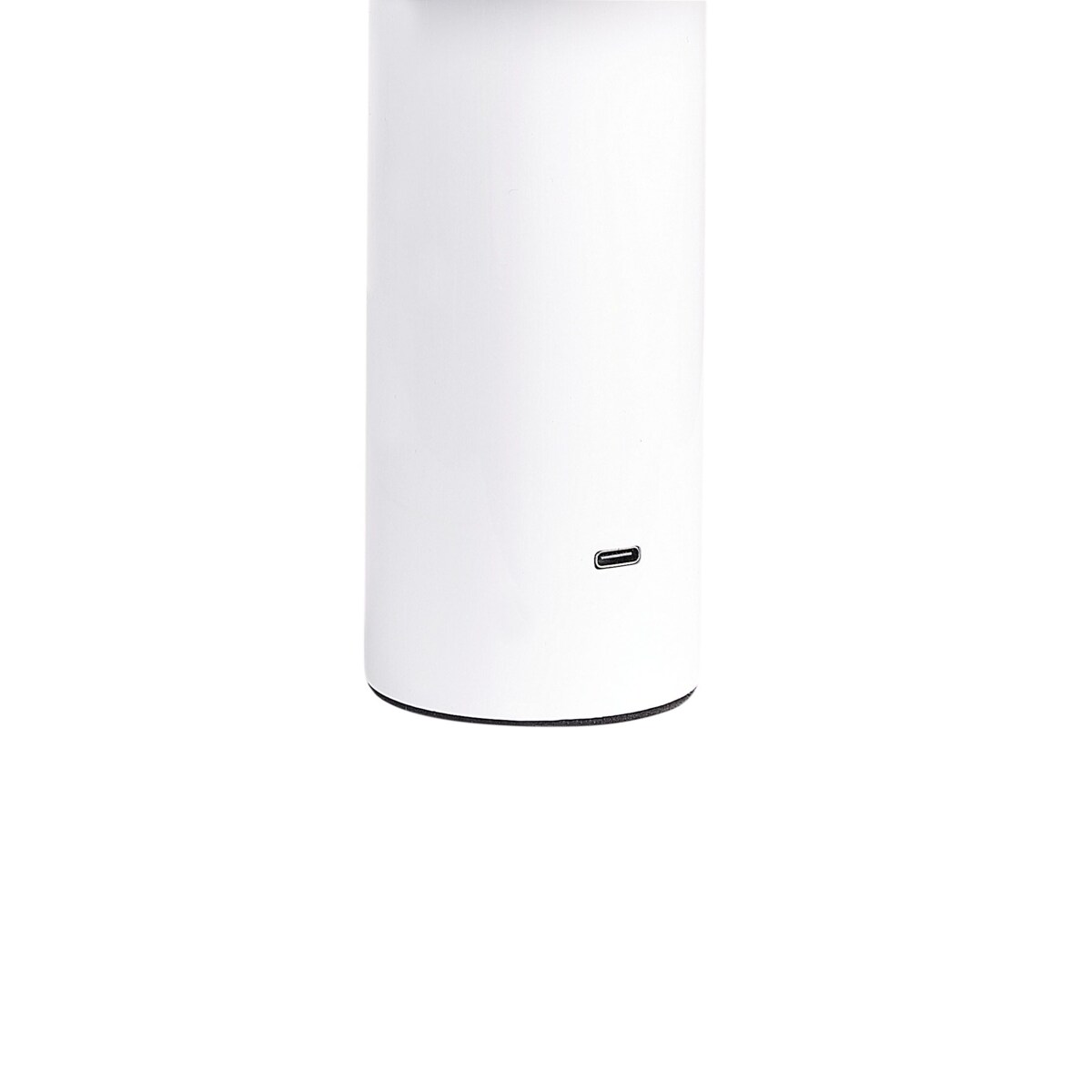 Bezprzewodowa lampa stołowa metalowa biała BESOS