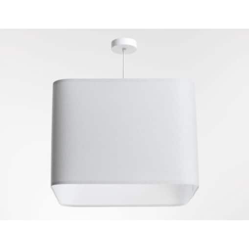 Lampa wisząca KWADRO LEN 008-40w25 biała