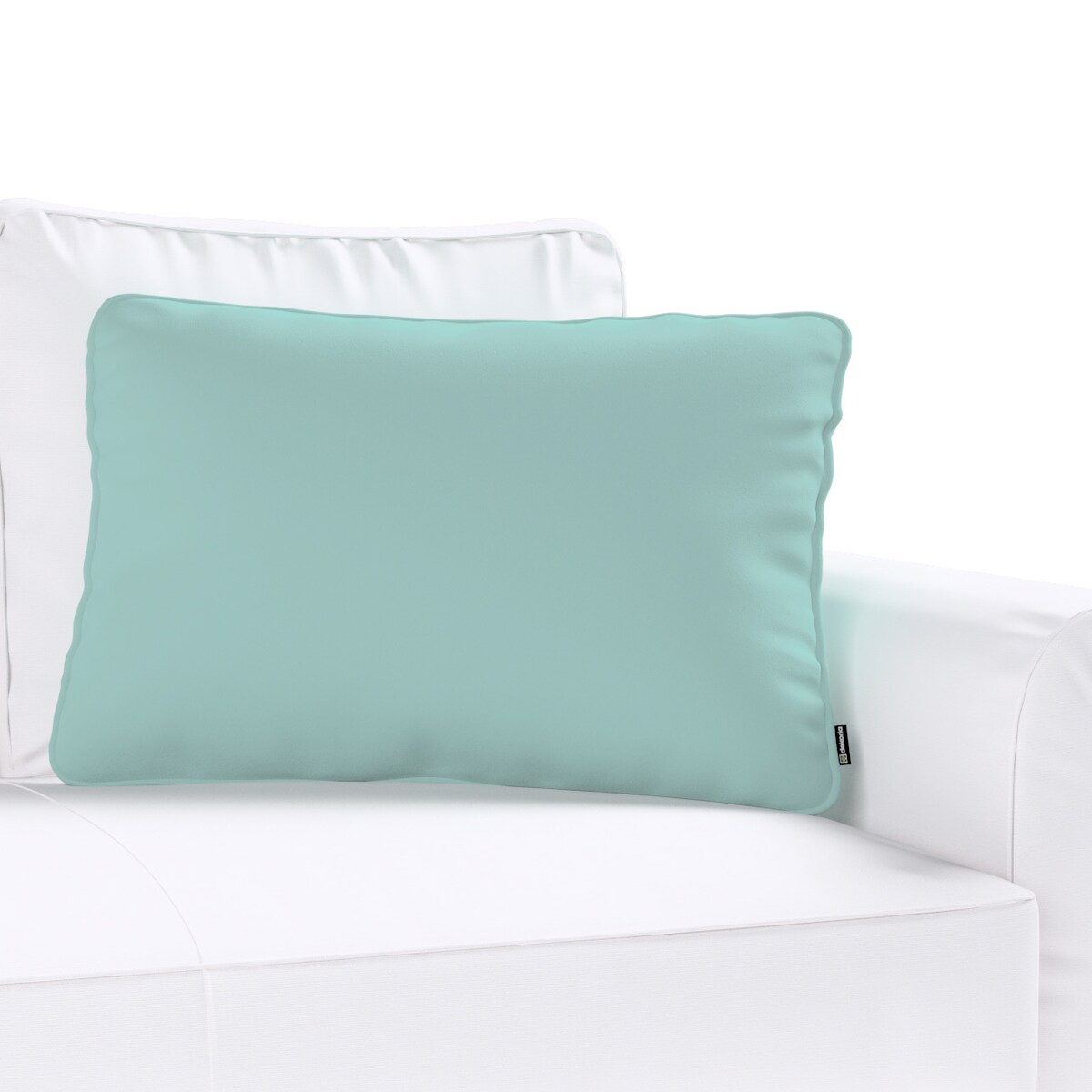 Poszewka Gabi na poduszkę prostokątna 60x40 jasny turkus