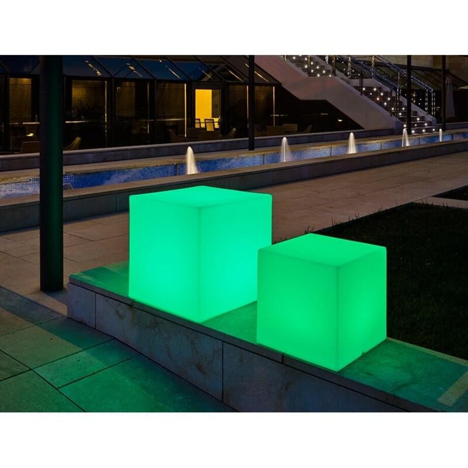 Tarasowa lampa stojąca Cuby LUMCB032SSNW King Home LED 1W 3000-6500K IP65 biała