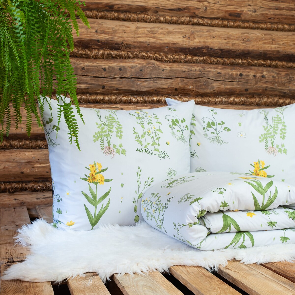 Komplet Pościeli Dwuosobowej Seledin 160X200 + 2 Poszewki