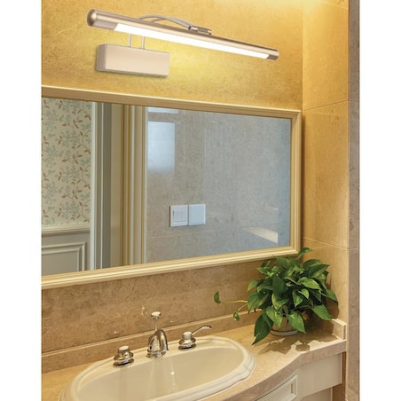 Galeryjka LAMPA ścienna RENOIR 21-69726 Candellux regulowana OPRAWA kinkiet LED 8W 4000K metalowy satyna złoty