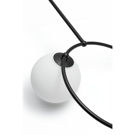 FUPPU A czarna sufitowa lampa wisząca