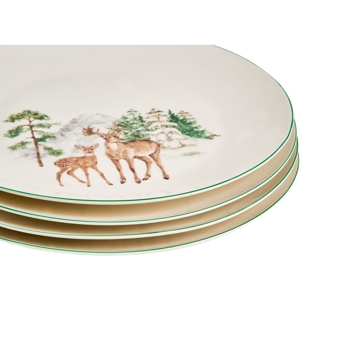 Zastawa stołowa 12-częściowa CHILI Porcelana Biały