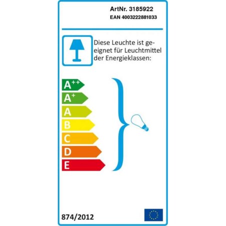 Stojąca LAMPKA biurkowa FUMOSO 3185922 Nave szklana LAMPA stołowa regulowana czarna przydymiona