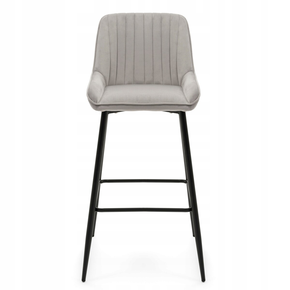 Hoker tapicerowany welurowy do salonu jadalni barowy glamour PASSO