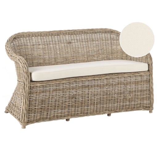 Sofa 2,5-osobowa SUSUA Rattan Naturalny