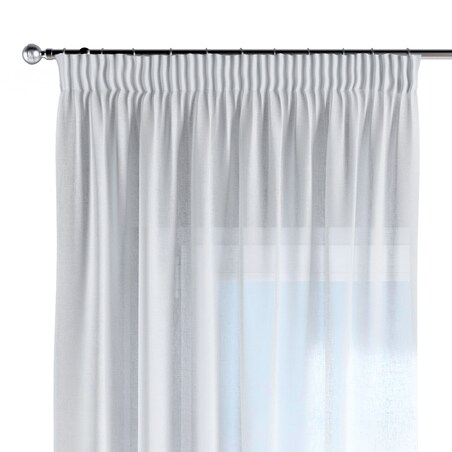 Zasłona na taśmie marszczącej 1 szt. 130x245 prześwitujący ecru