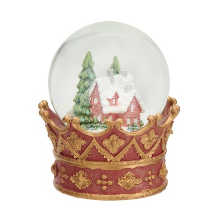 VILLA ITALIA Szklana kula świąteczna z pozytywką wysokość 14 cm HOLY TIME