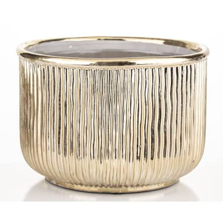 Osłonka kamionkowa 18x26x26 cm FICTILIS niska i pękata