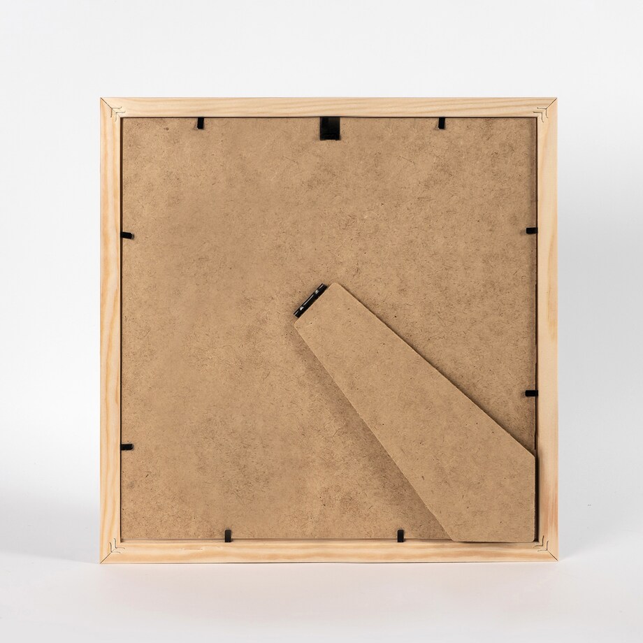 Ramka na zdjęcia 20x20 cm ramka z drewna surowego ramka kwadratowa RAW DIY