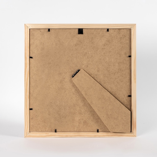 Ramka na zdjęcia 20x20 cm ramka z drewna surowego ramka kwadratowa RAW DIY