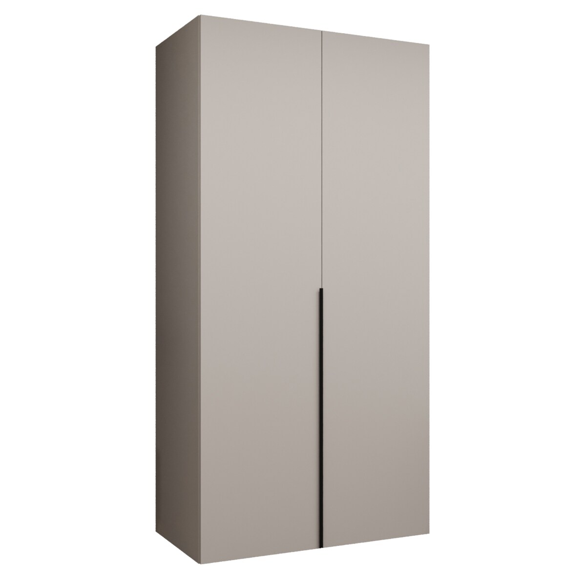 Szafa uchylna otwierana ALICANTE 1 100 wys. 202 cm Kaszmir + u. Czarny