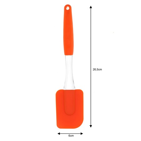 Łopatka kuchenna szpatuła silikonowa pomarańczowa KINGHOFF