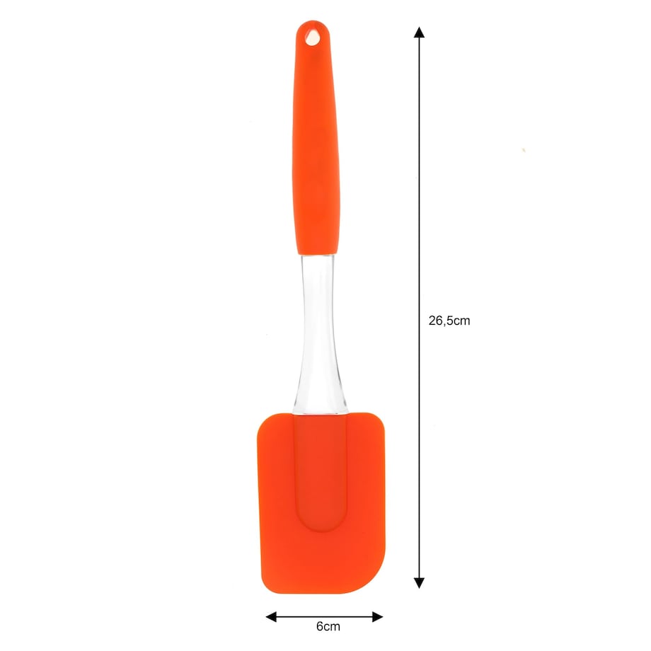 Łopatka kuchenna szpatuła silikonowa pomarańczowa KINGHOFF