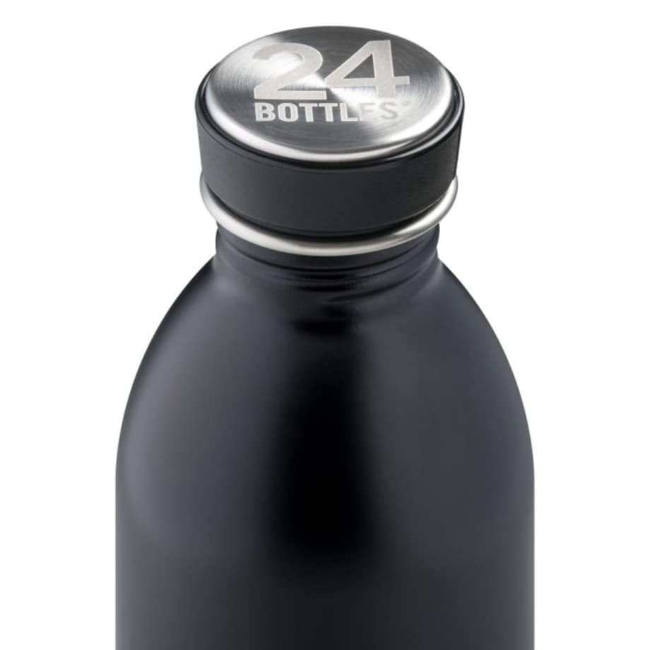 24BOTTLES URBAN BOTTLE butelka na wodę 500 ml, Stone Tuxedo Black