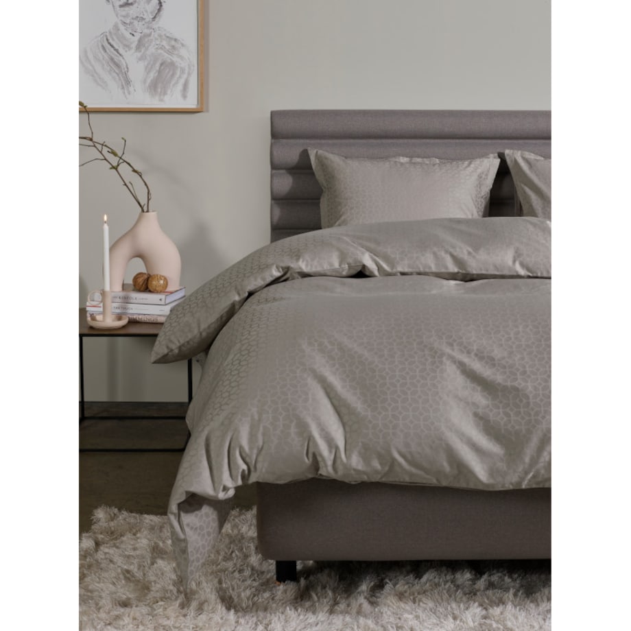 Poszwa na kołdrę Home by Tempur® Luxe Jacquard Cotton 160x200 Nature