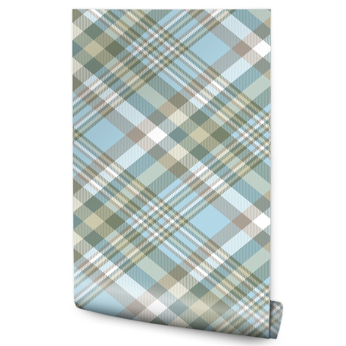 Tapeta Do Biura Kolorowa KRATA Kratka Modny Wzór