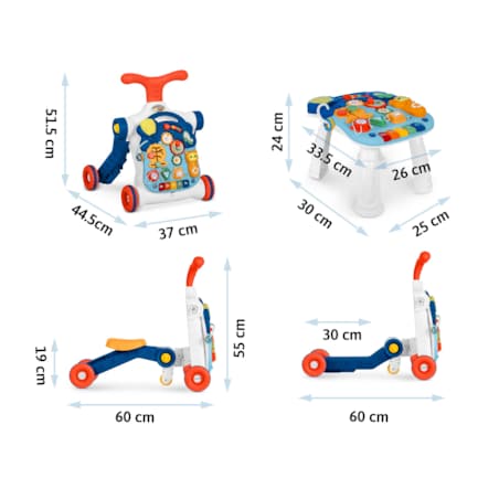 Jeździk dla dziecka interaktywny stolik edukacyjna Ricokids