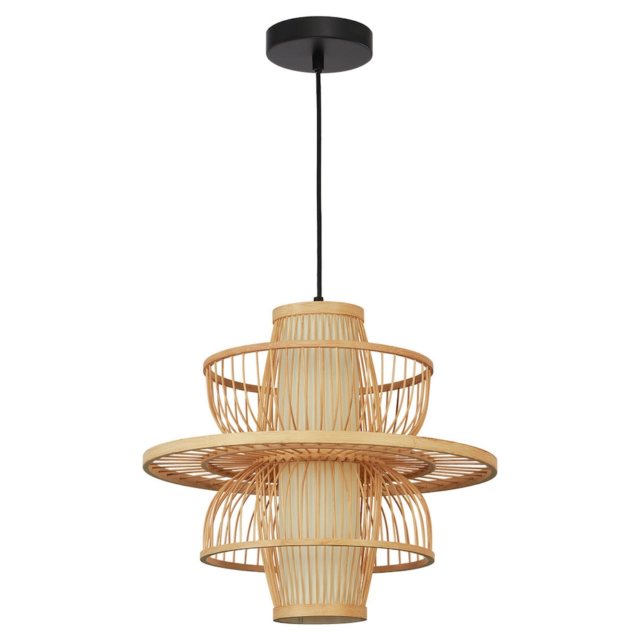 Lampa wisząca Light Prestige Astra drewno 1 x E27 1 szt.