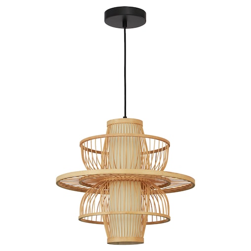 Lampa wisząca Light Prestige Astra drewno 1 x E27 1 szt.