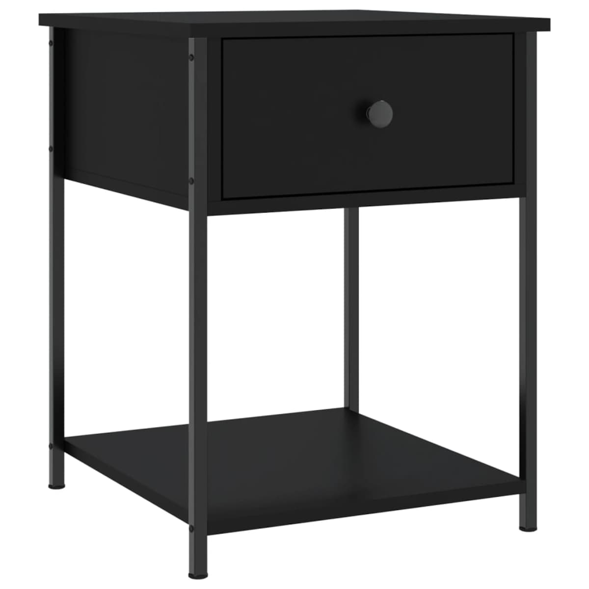 vidaXL Stoliki nocne, 2 szt., czarne, 44x45x58 cm