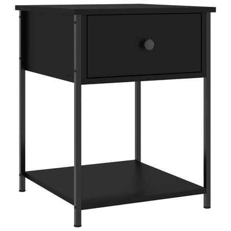 vidaXL Stoliki nocne, 2 szt., czarne, 44x45x58 cm