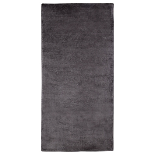 Dywan z wiskozy 80 x 150 cm ciemnoszary GESI II